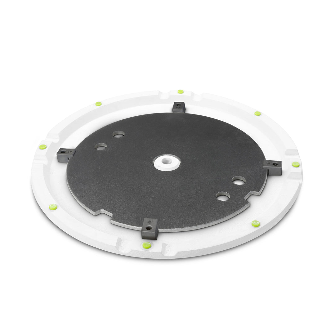 Gravity SSP WB SET 1 W - Høyttalerstativ med base og vektplate i støpejern, hvit