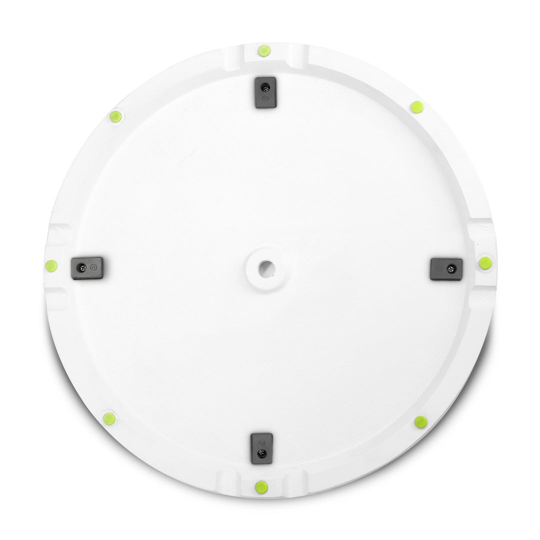 Gravity SSP WB SET 1 W - Høyttalerstativ med base og vektplate i støpejern, hvit