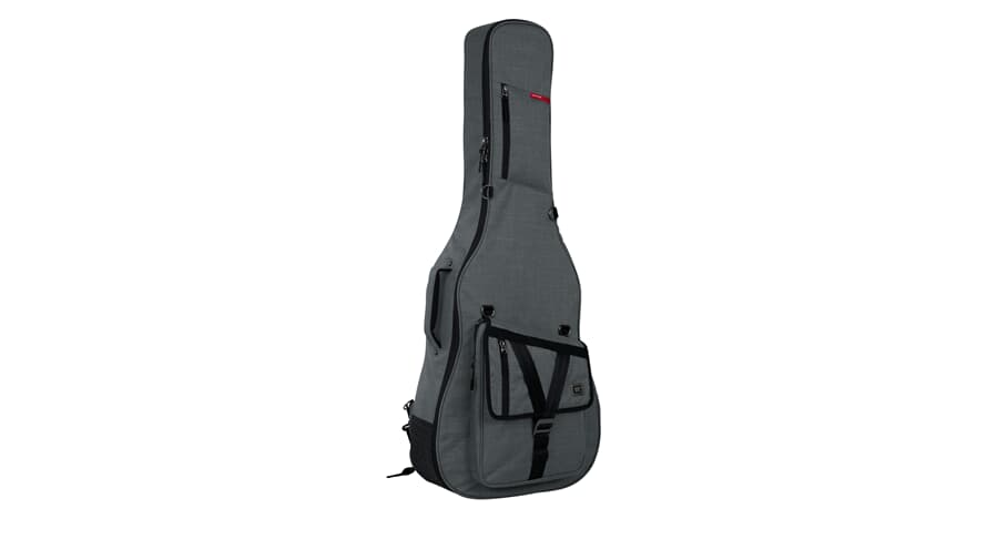 Gator GT-ACOUSTIC-GRY gig bag til western-gitar, grå