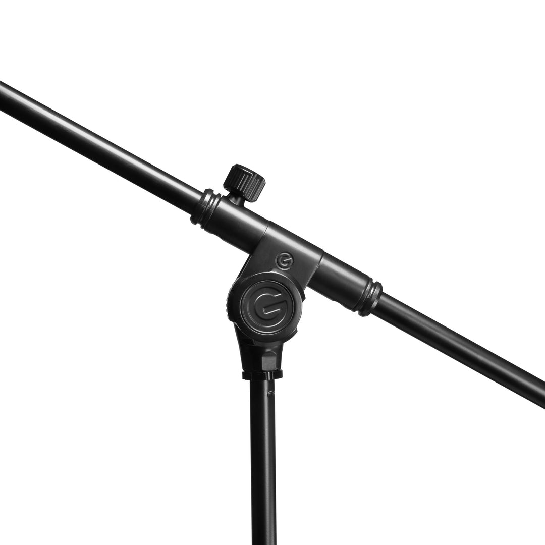 Gravity TMS 2322 – Mikrofonstativ i Touring-serien med rund base og 2-punktsjustering, teleskopisk bomstang