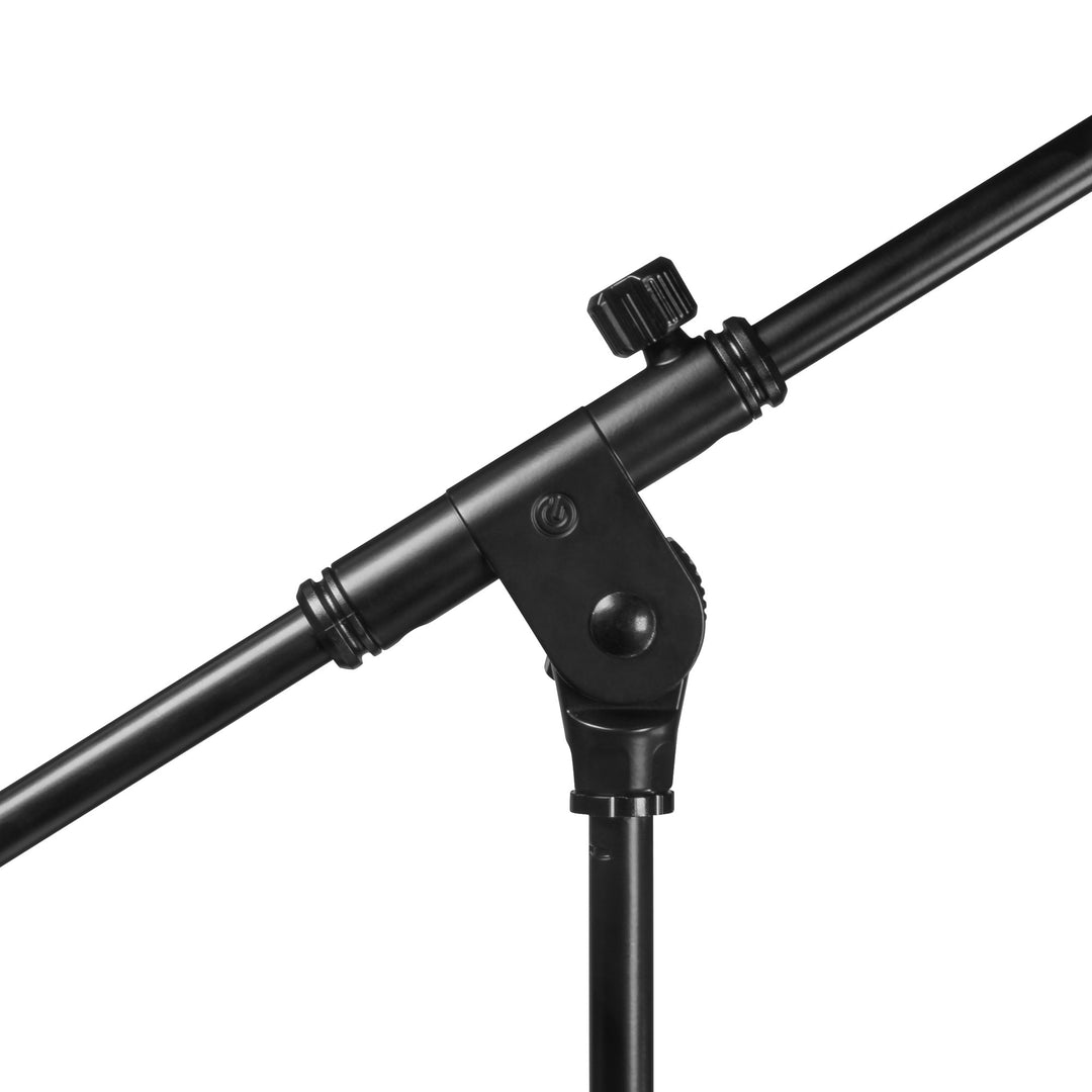 Gravity TMS 2322 – Mikrofonstativ i Touring-serien med rund base og 2-punktsjustering, teleskopisk bomstang
