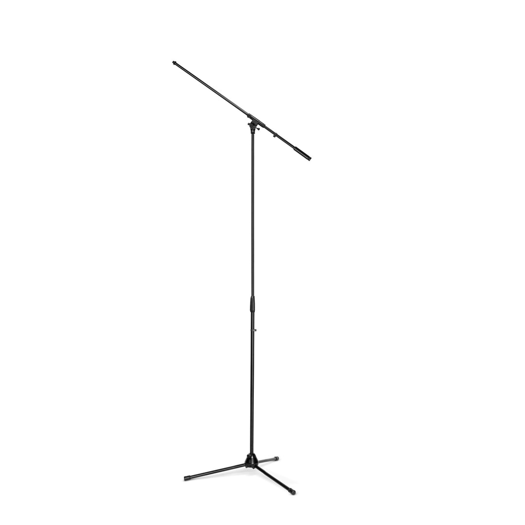 Gravity TMS 4321 OH B – Overhead-mikrofonstativ for turnébruk med ekstra bredt sammenleggbart trebeinstativ og ekstra lang bomarm