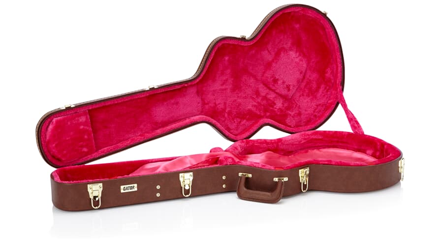 Gator GW-335-BROWN trekasse til semi-hollow, brun