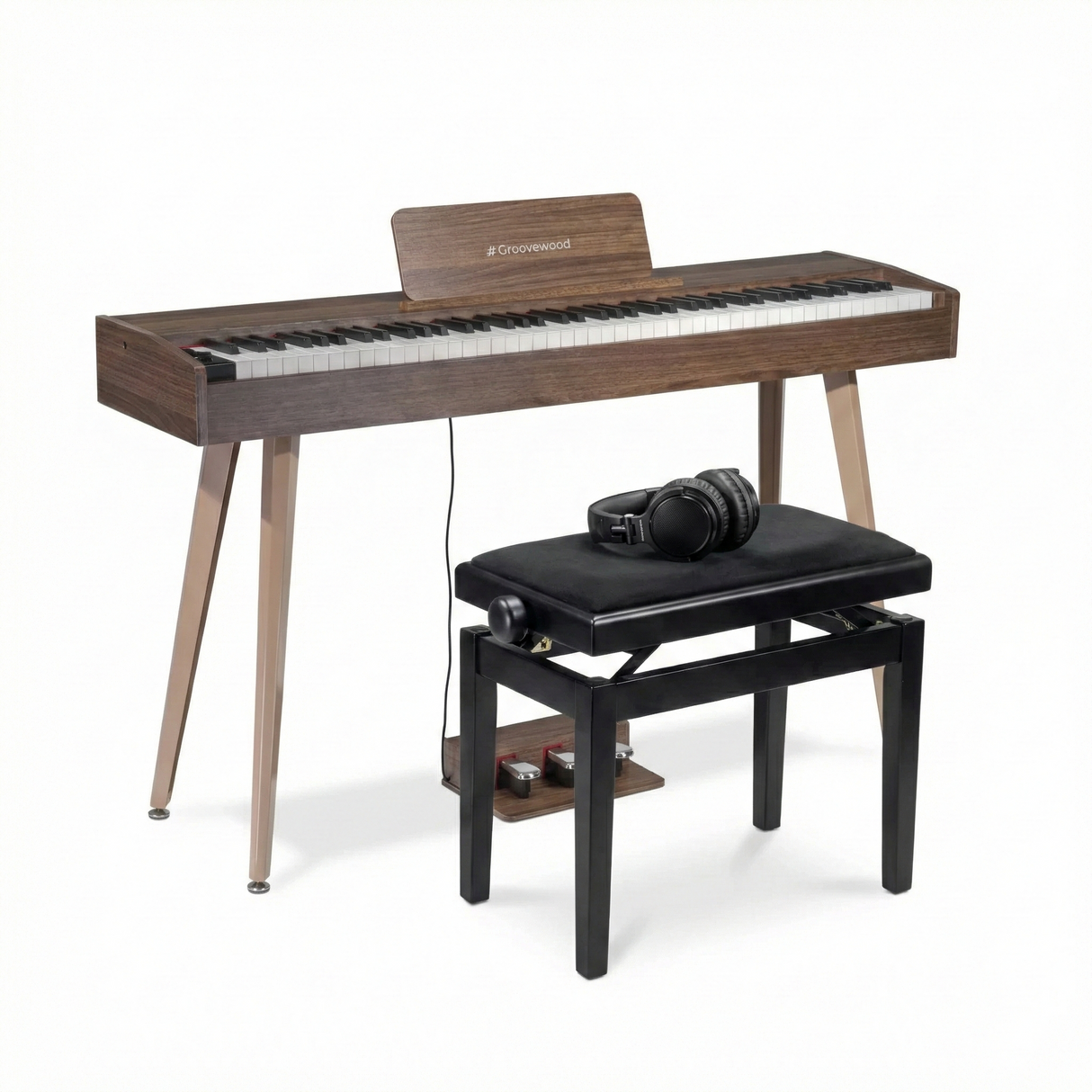 Grooveland DDP-140 El Piano (Natur) Bundle