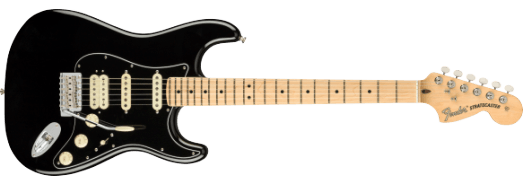 Fender American Performer Stratocaster HSS elektrisk gitar (svart)