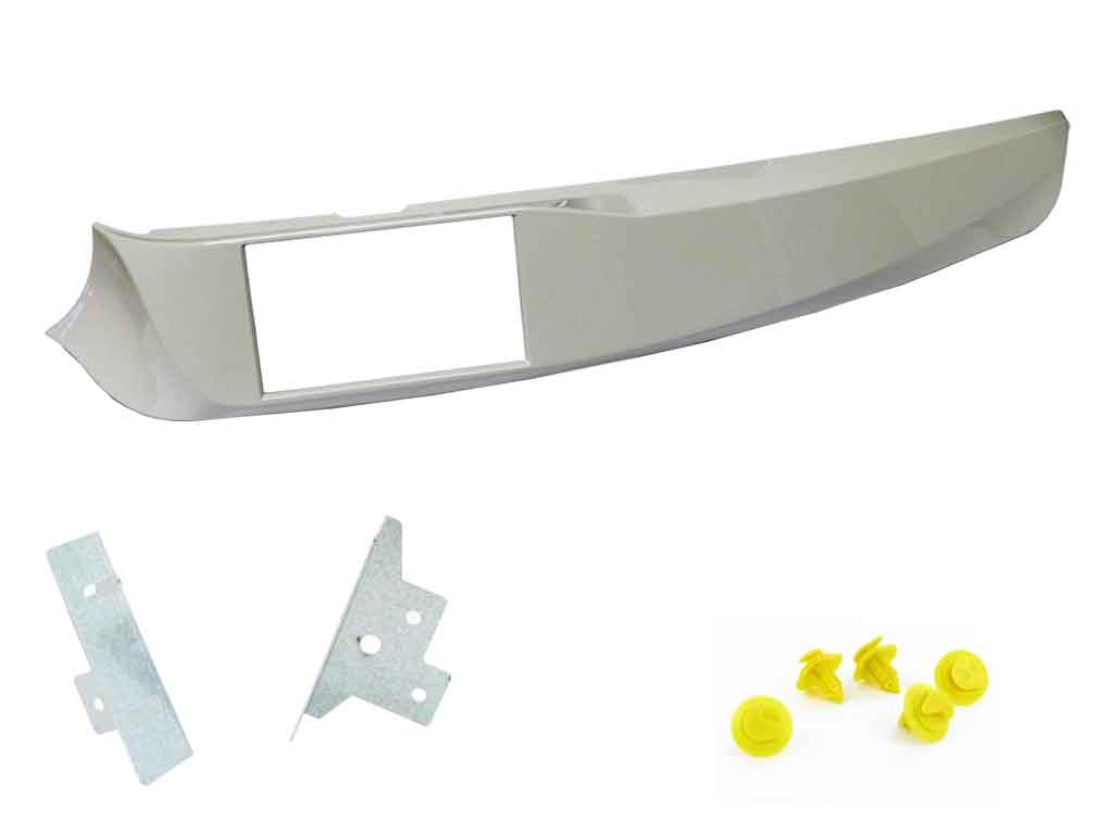 2-DIN ramme for Alfa Romeo Giulietta (hvit)