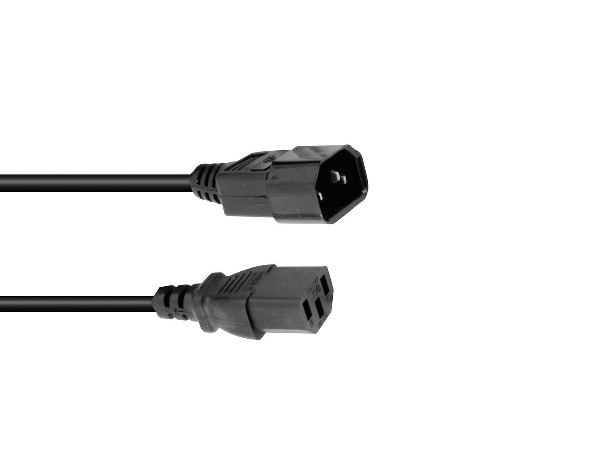 IEC-forlengelseskabel (60 cm)