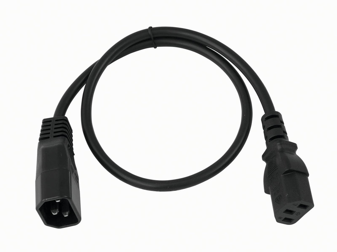 IEC-forlengelseskabel (60 cm)