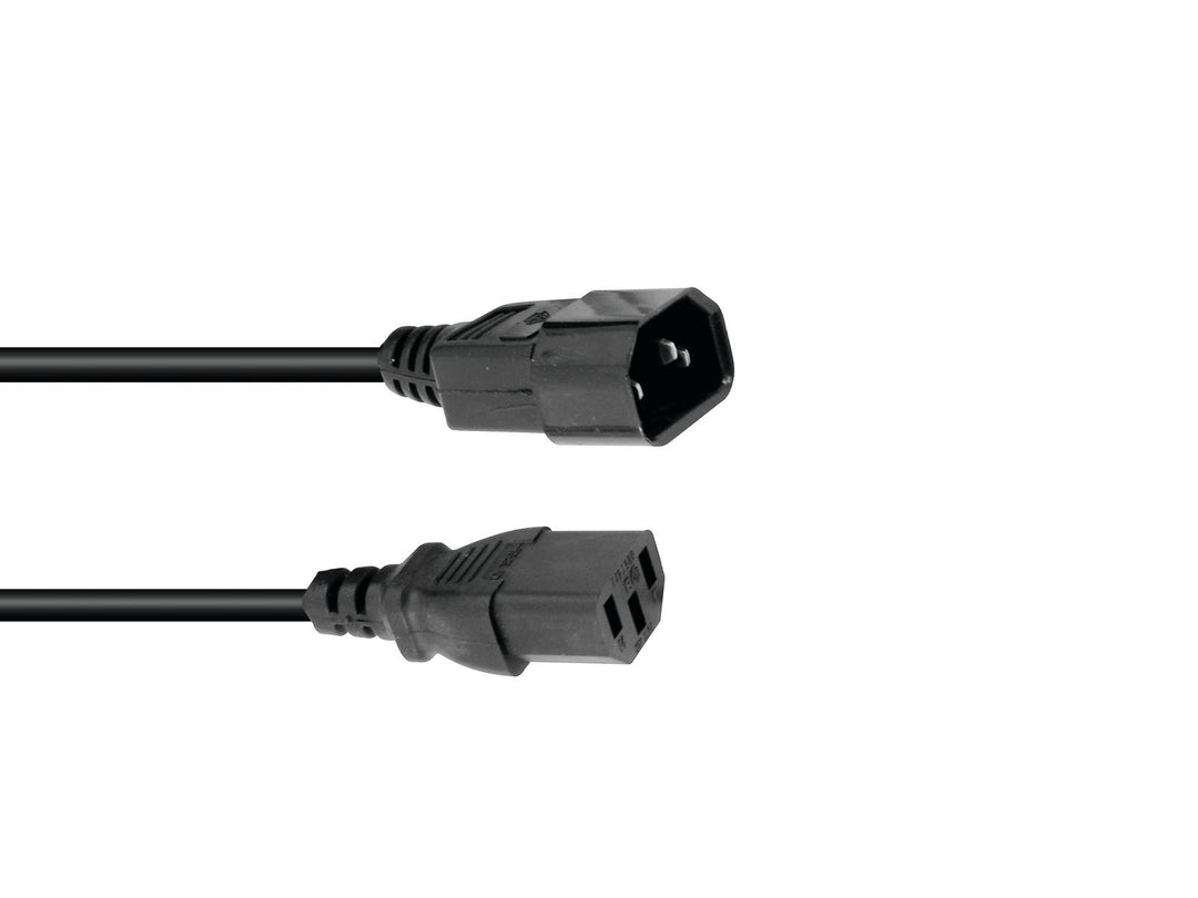 IEC-forlengelseskabel (60 cm)