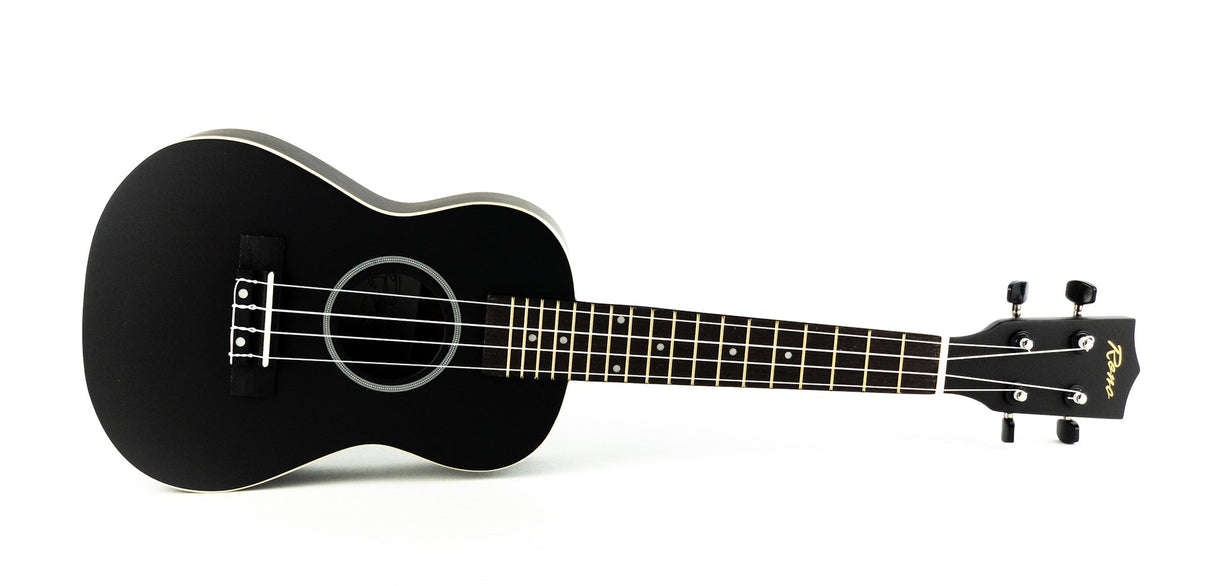 Reno RU300 Grand Concert Ukulele (svart) startpakke