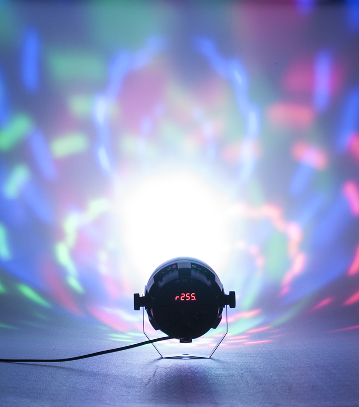 LED PAR-ASTRO 2-i-1 Diskolys 4 Stk. Pakke