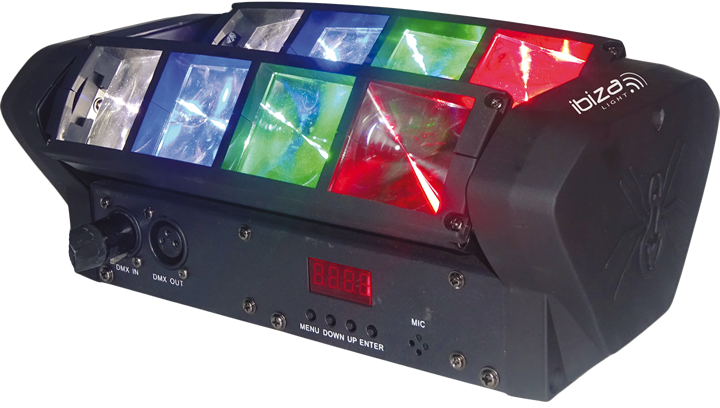 Ibiza Mini Spider Light Effect (RGBW)