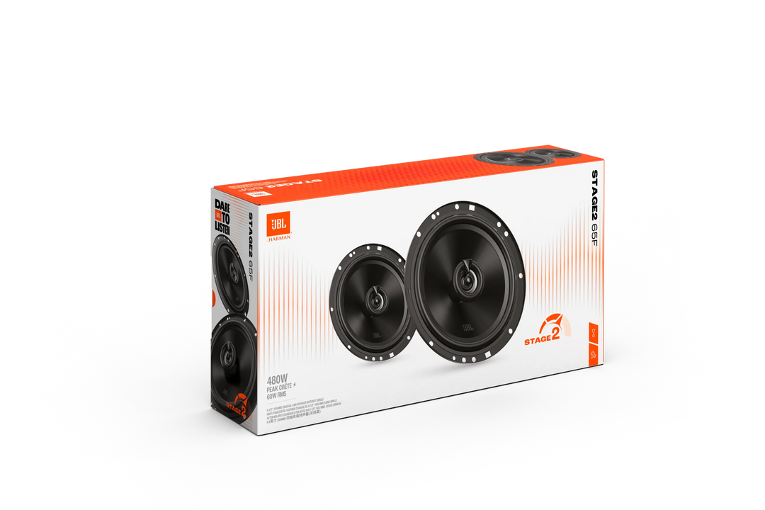 JBL Stage2 Gen2 65F 6,5" koaksiale bilhøyttalere