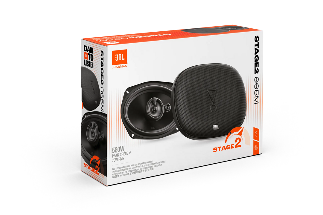 JBL Stage2 Gen2 965M 6x9" 3-veis bilhøyttalere