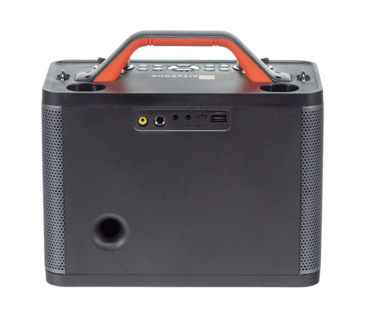 Karaoke-høyttaler med 2 mikrofoner (Svart)