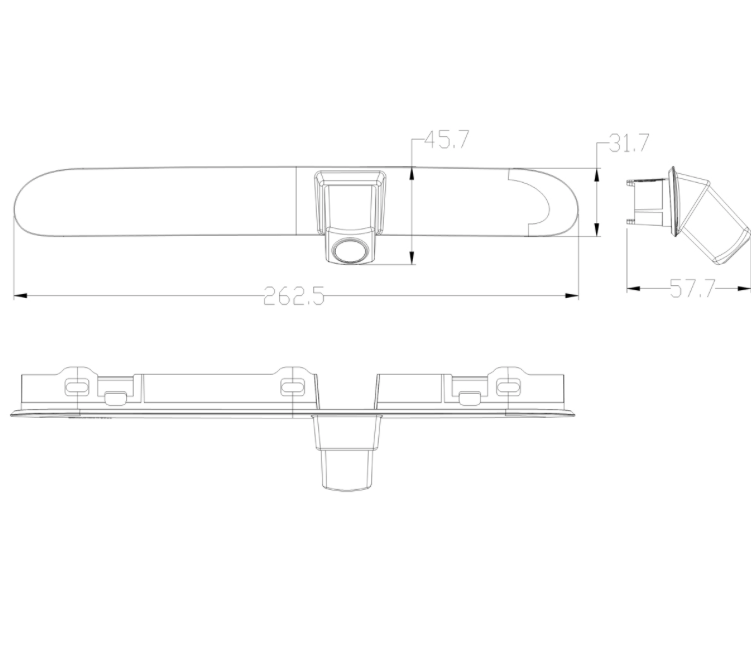 Ryggekamera for ProAce, Jumpy, Vivaro og Expert