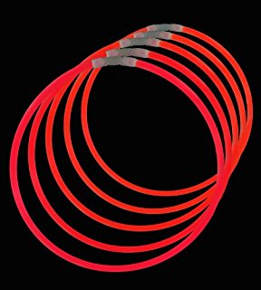 Glowstick armbånd 100 stk. (ensfargede)