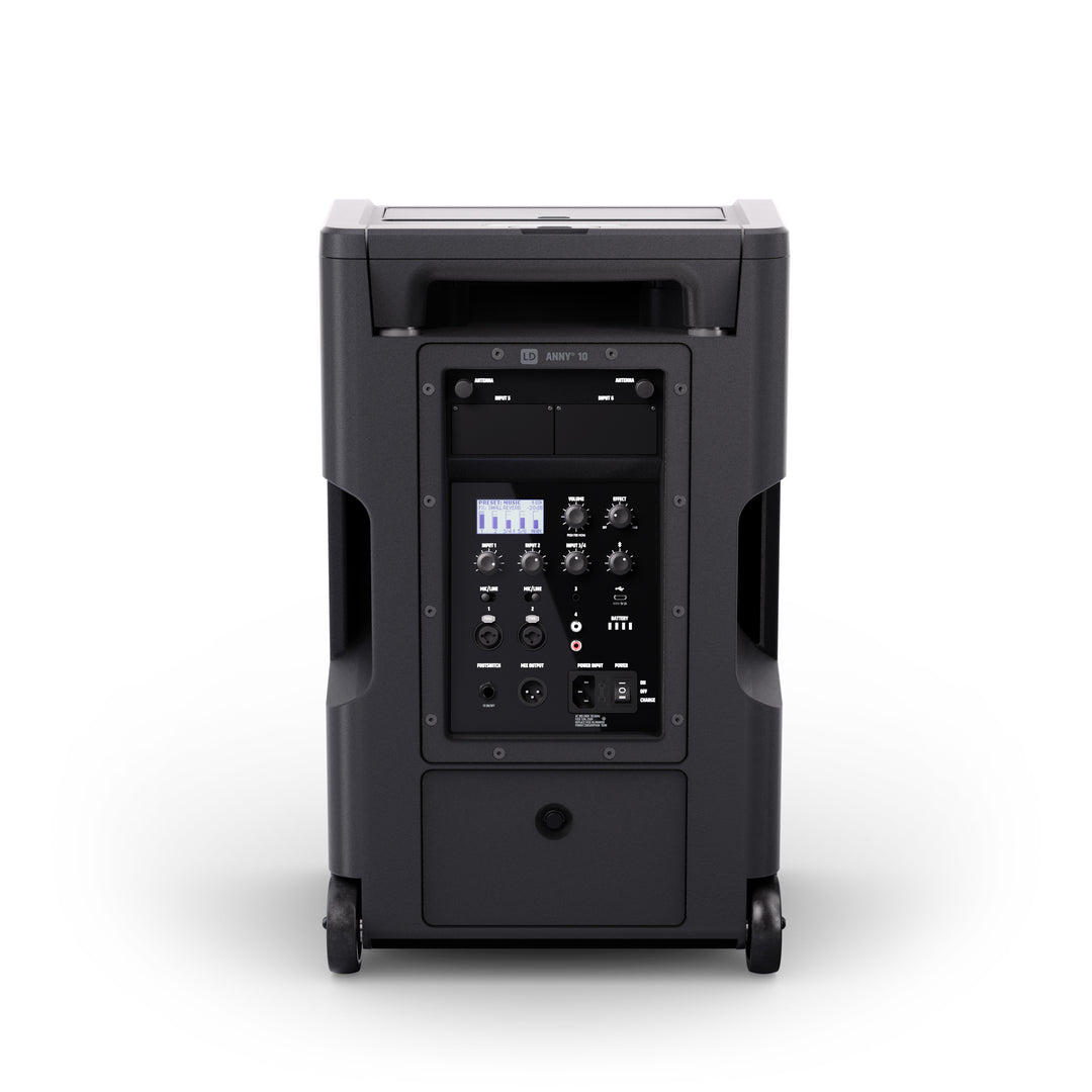 LD Systems ANNY® 10 - 10" bærbart batteridrevet Bluetooth® PA-system med mikser