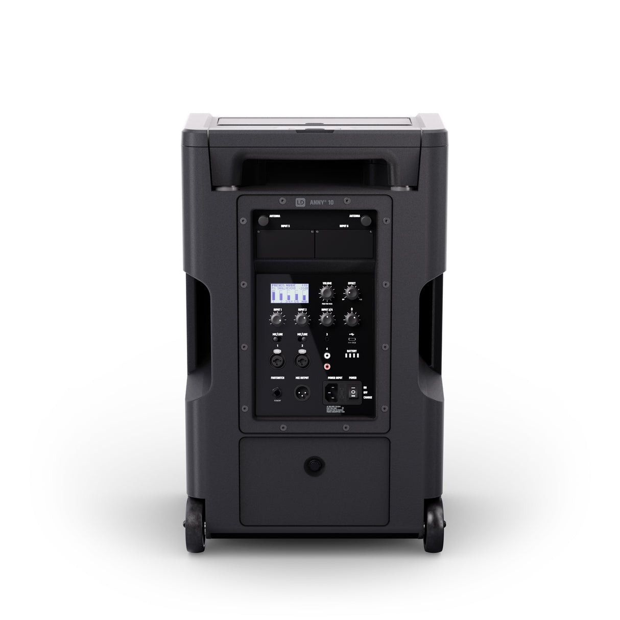 LD Systems ANNY® 10 - 10" bærbart batteridrevet Bluetooth® PA-system med mikser