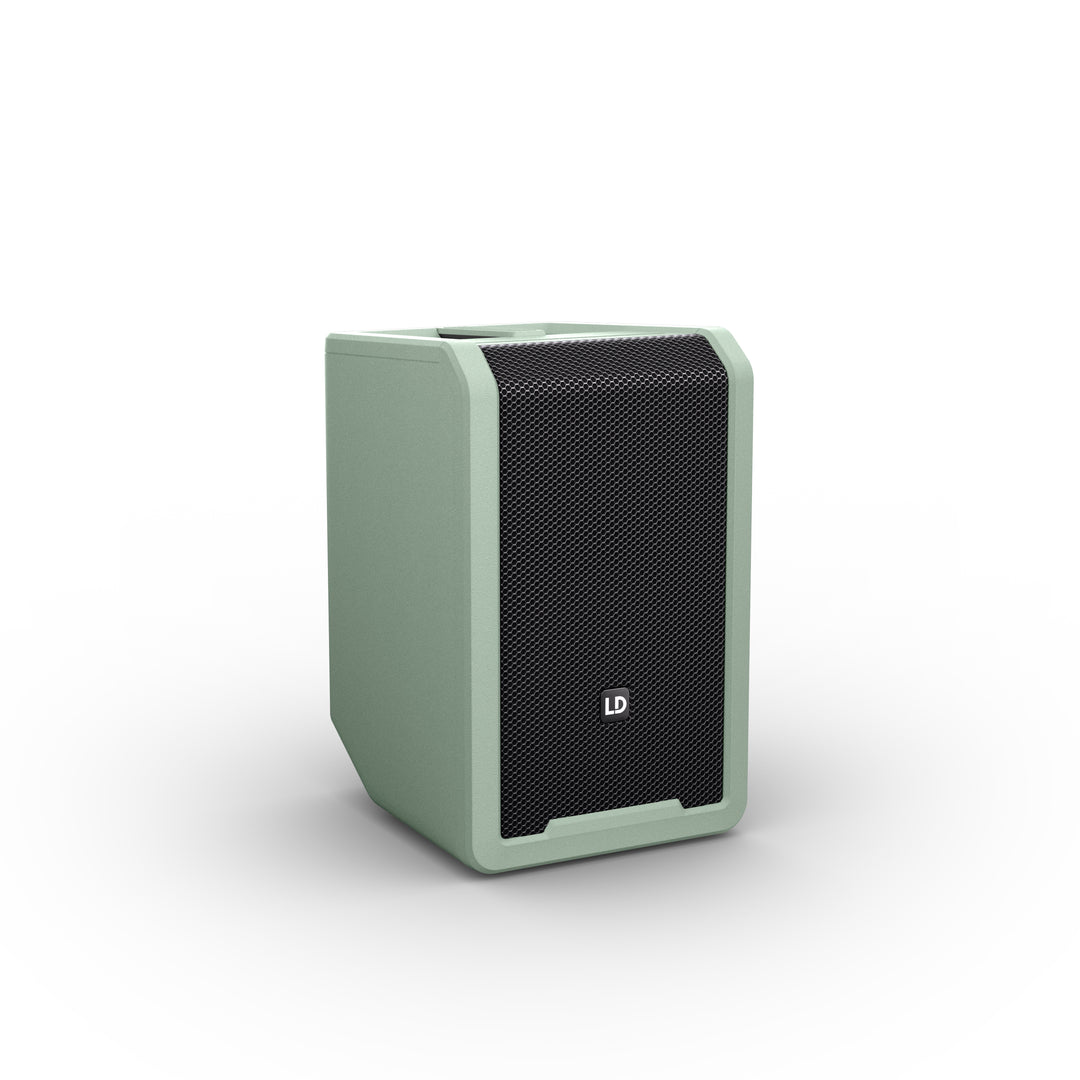 LD Systems ANNY® 8 GN - Bærbar batteridrevet Bluetooth® PA-høyttaler med mikser, Adventure Green
