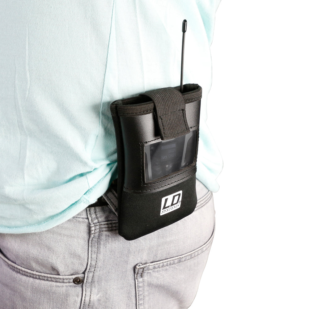 LD Systems BP POCKET 2 - Veske til bodypack-sender med gjennomsiktig vindu