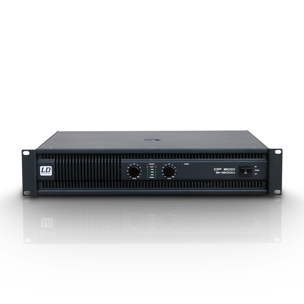 LD Systems DEEP2 600 effektforsterker (2x300W, 8 Ohm)