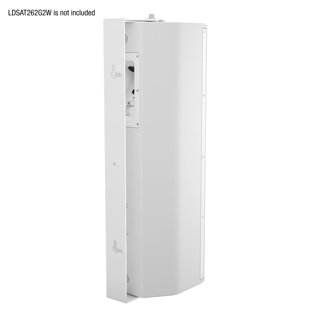 LD Systems SAT 262 G2 WMB W - Dreibart veggfeste for LDSAT262G2, hvit