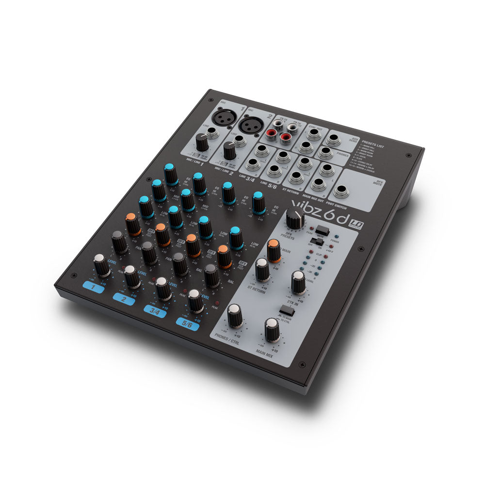 LD Systems VIBZ 6 D - 6-kanals mixerpult med DFX