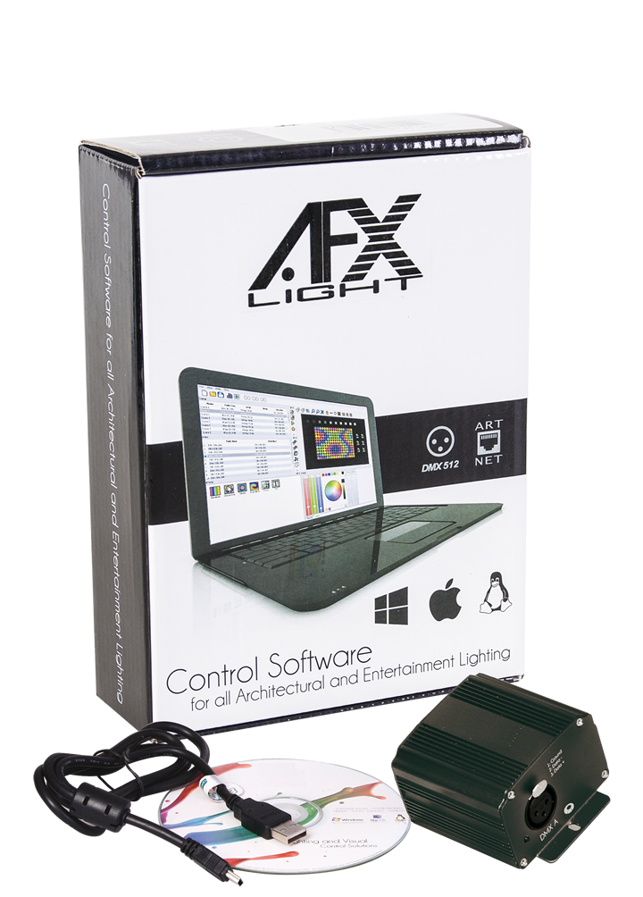 AFX 512 DMX Myk kontroll