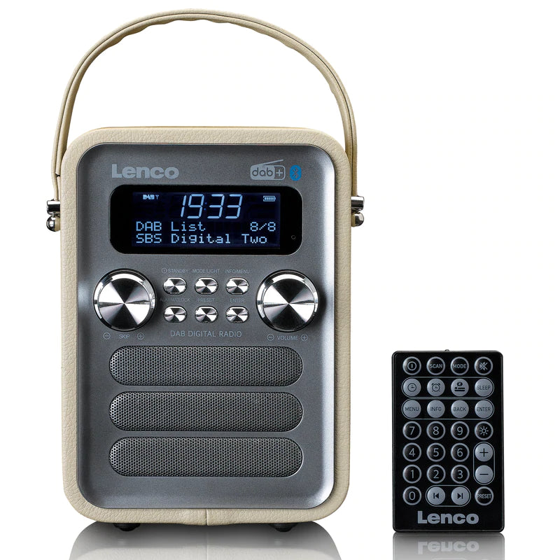 Lenco PDR-051 DAB+ Radio (taupe/sølv)