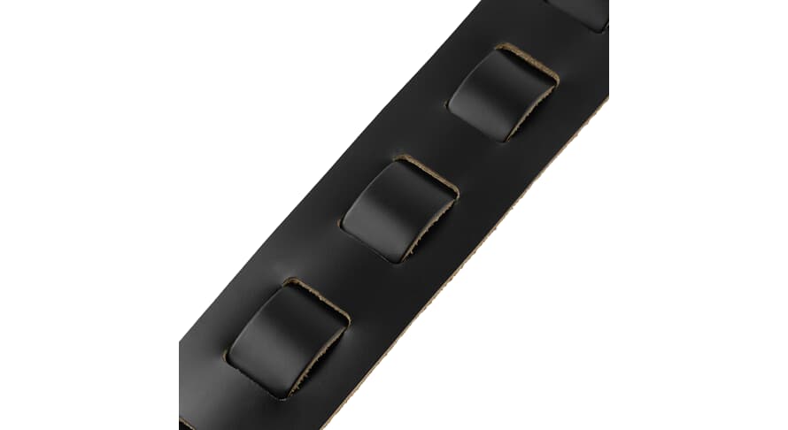 Levys M26PD gitarrem, M26PD-BLK-ACO