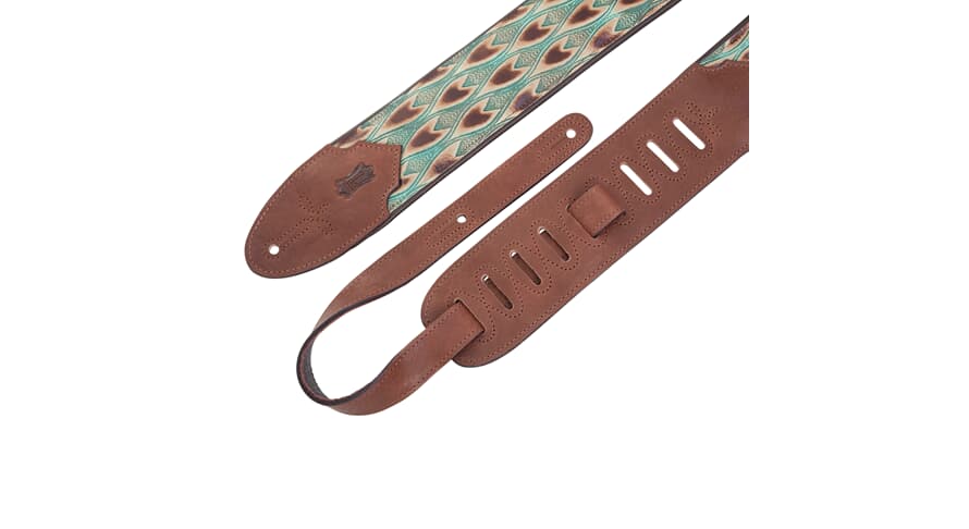 Levys M4WP gitarrem 3", arrowhead turquoise