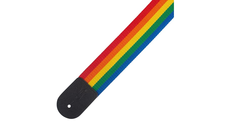 Levys M8POLY gitarrem 2", regnbue