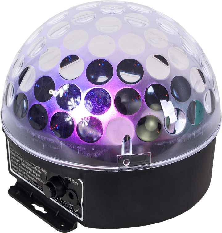 Ibiza Astro-Bat RGBA LED-lyseffekt