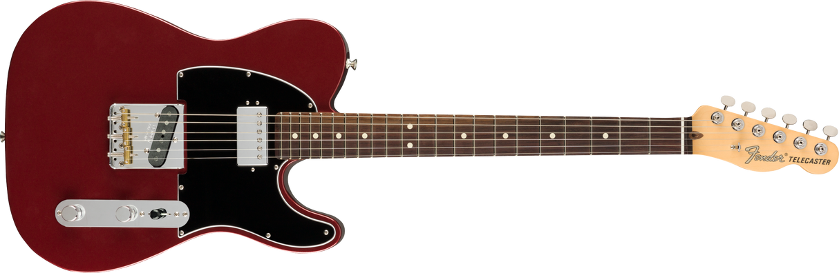 Fender American Performer Telecaster elektrisk gitar (aubergine)