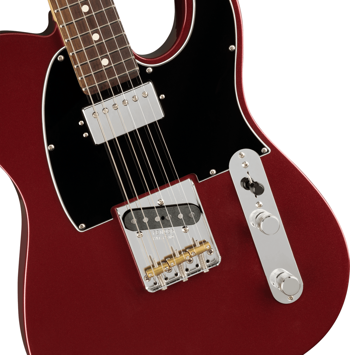 Fender American Performer Telecaster elektrisk gitar (aubergine)