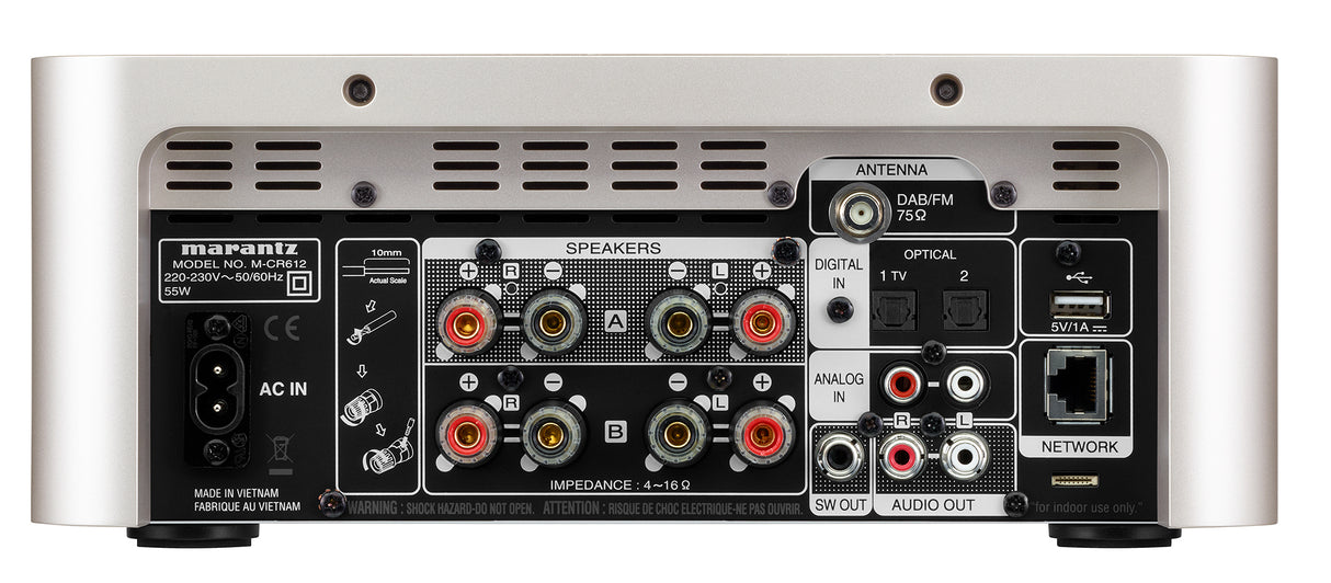 Marantz Melody X M-CR612 Mini System System (sølv)
