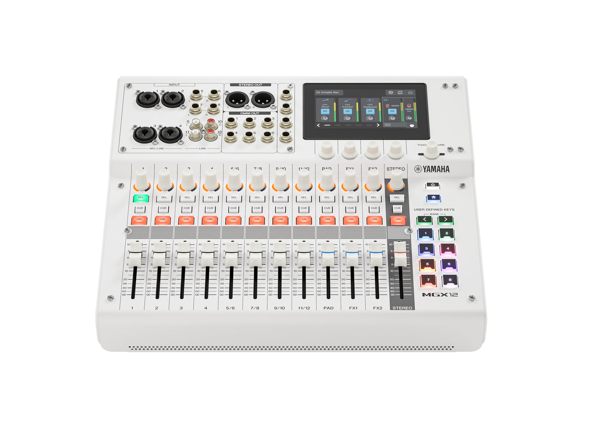 Yamaha MGX12 digital miksekonsoll (Hvit)