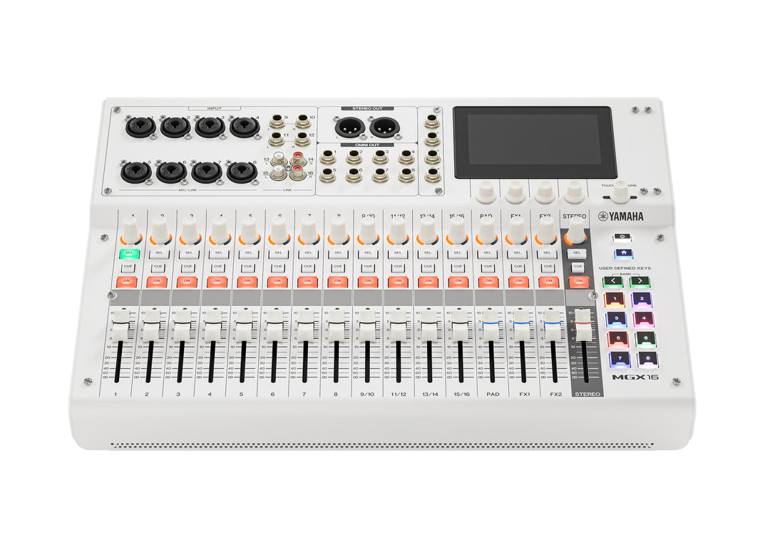 Yamaha MGX16 digital miksekonsoll (Hvit)