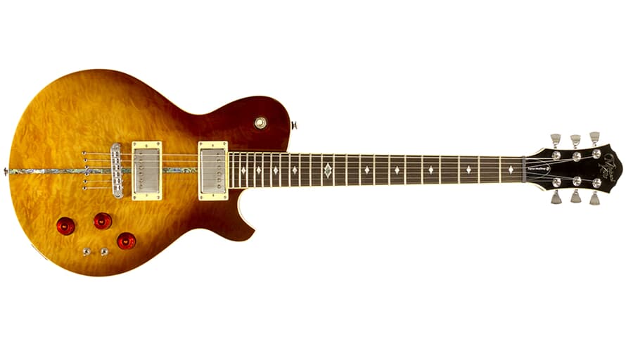 Michael Kelly Mod Shop Patriot Instinct SB Duncan elektrisk gitar, Scorched