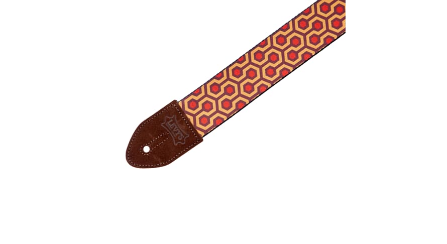 Levys MP2 gitarstropp i polyester, Hex