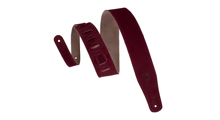 Levys MS26 gitarrem 2 1/2", burgunder