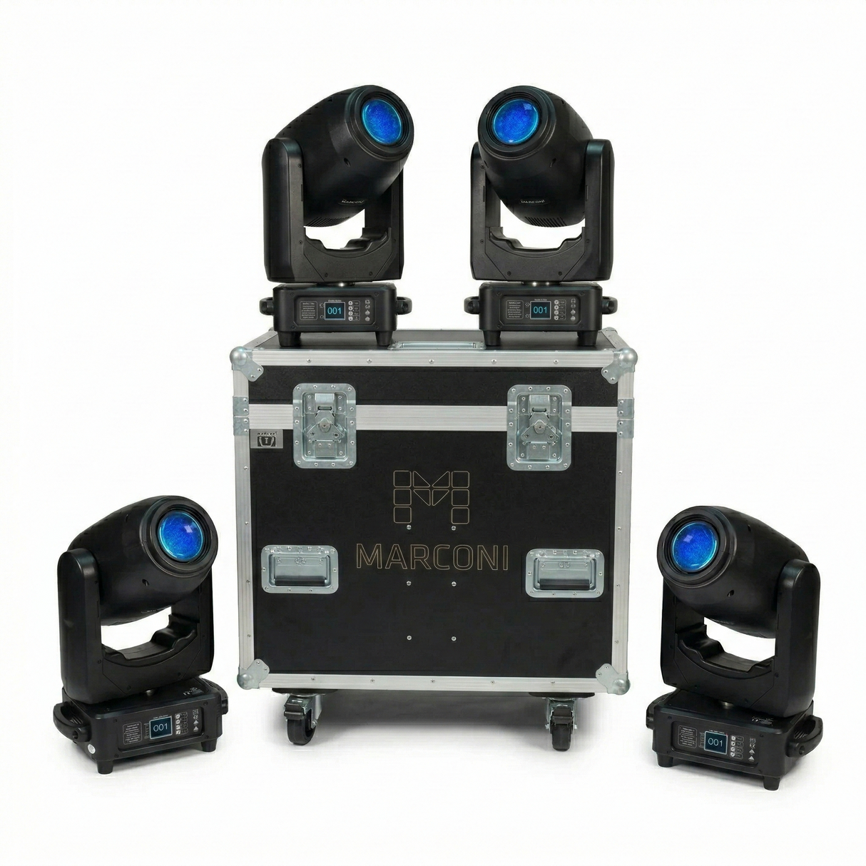 Marconi Flightcase til 4 X Vega Prime 250