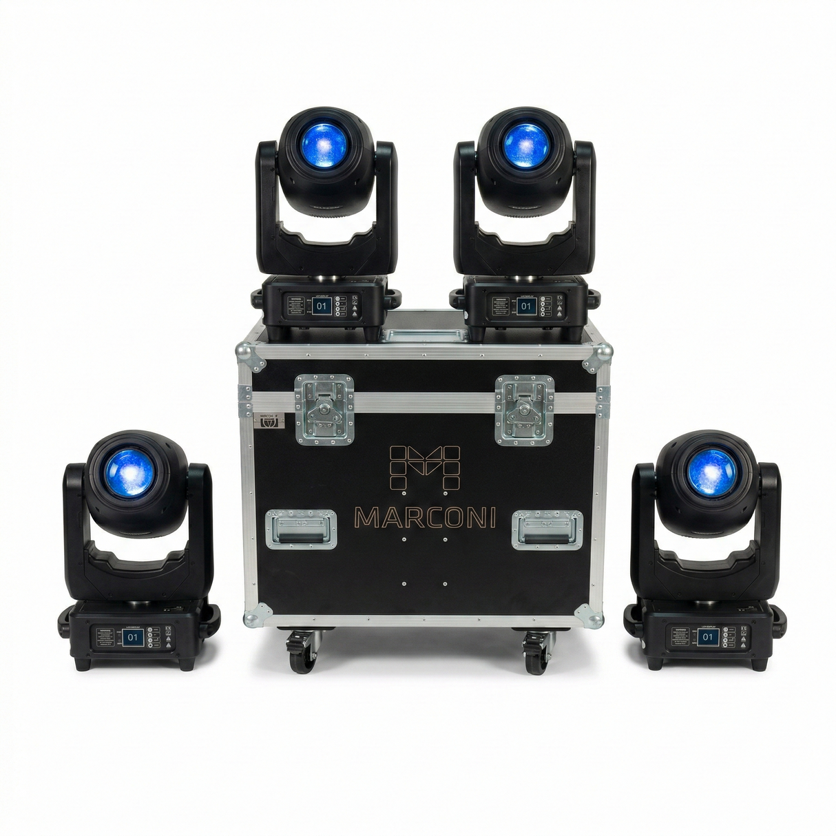 Marconi Flightcase til 4 X Vega Prime 250