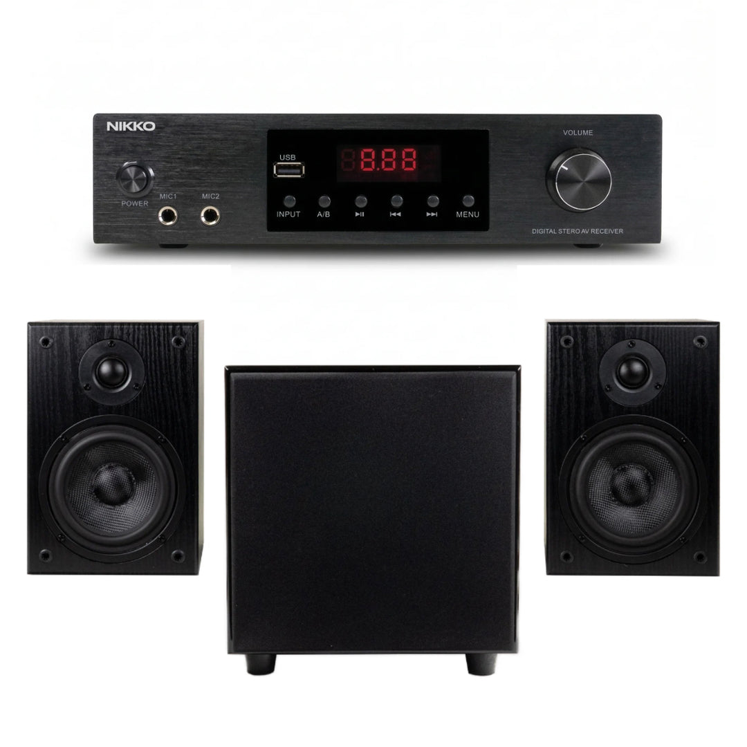 Nikko Active Hifi-system og forsterker