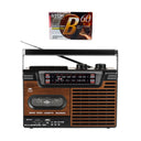 Studio 57 Kassettspiller med FM og Bluetooth, Brun + Kassettbånd