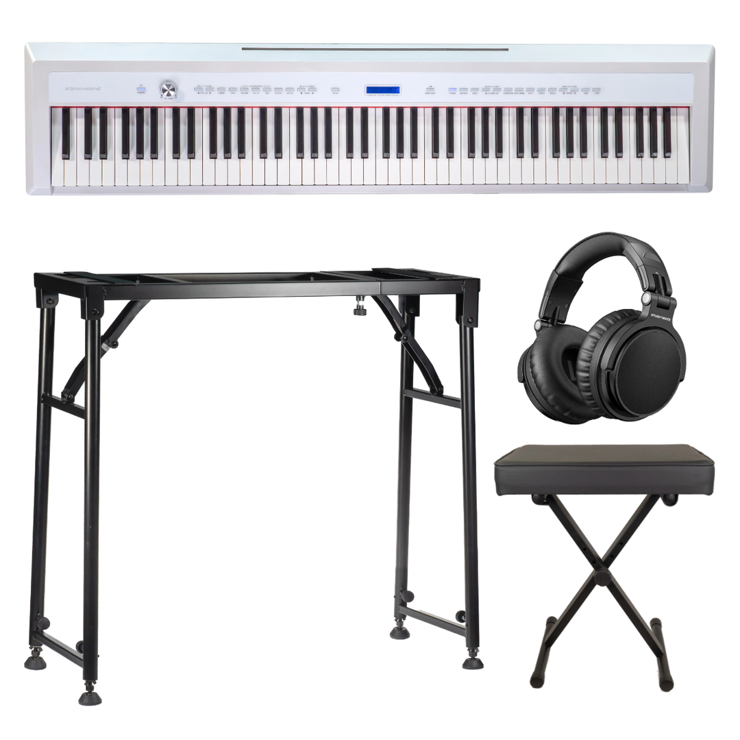 Grooveland P22 el-piano startpakke (Hvit)