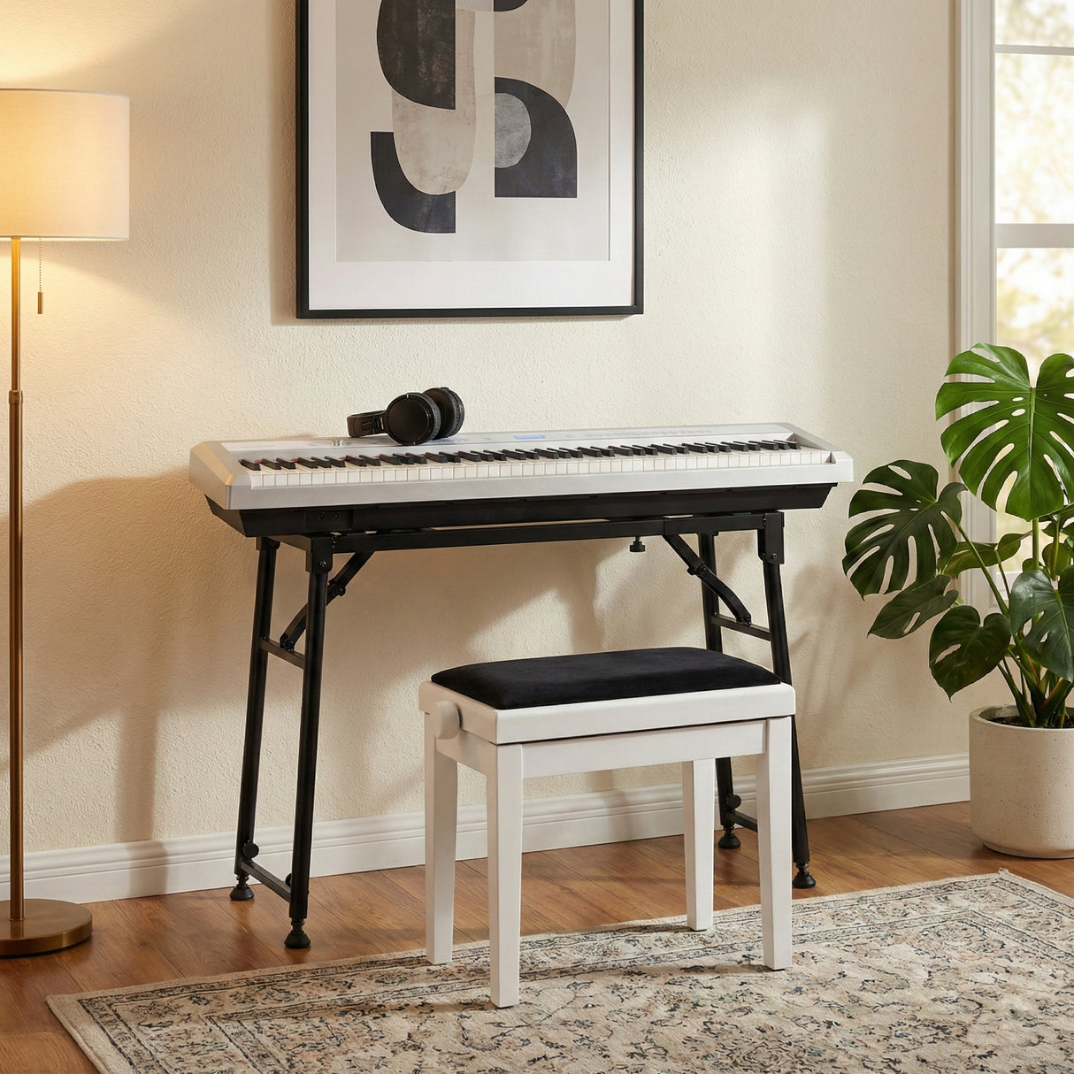 Grooveland P22 el-piano startpakke (Hvit)