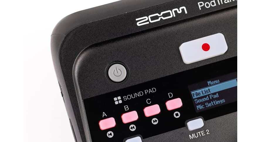 Zoom P4 PodTrak P4next Podcast-opptaker