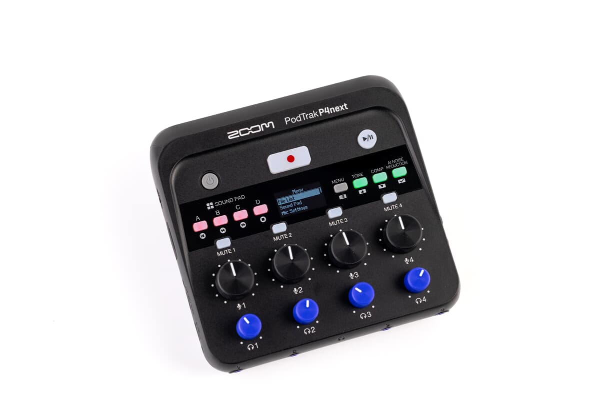 Zoom P4 PodTrak P4next Podcast-opptaker